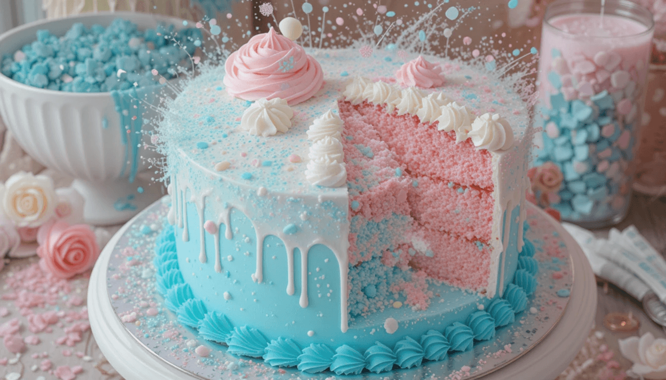 How to Make a Gender Reveal Cake