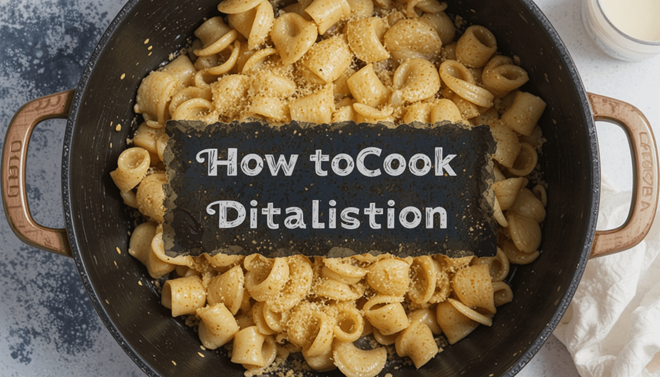 How to Cook Ditalini to Perfection