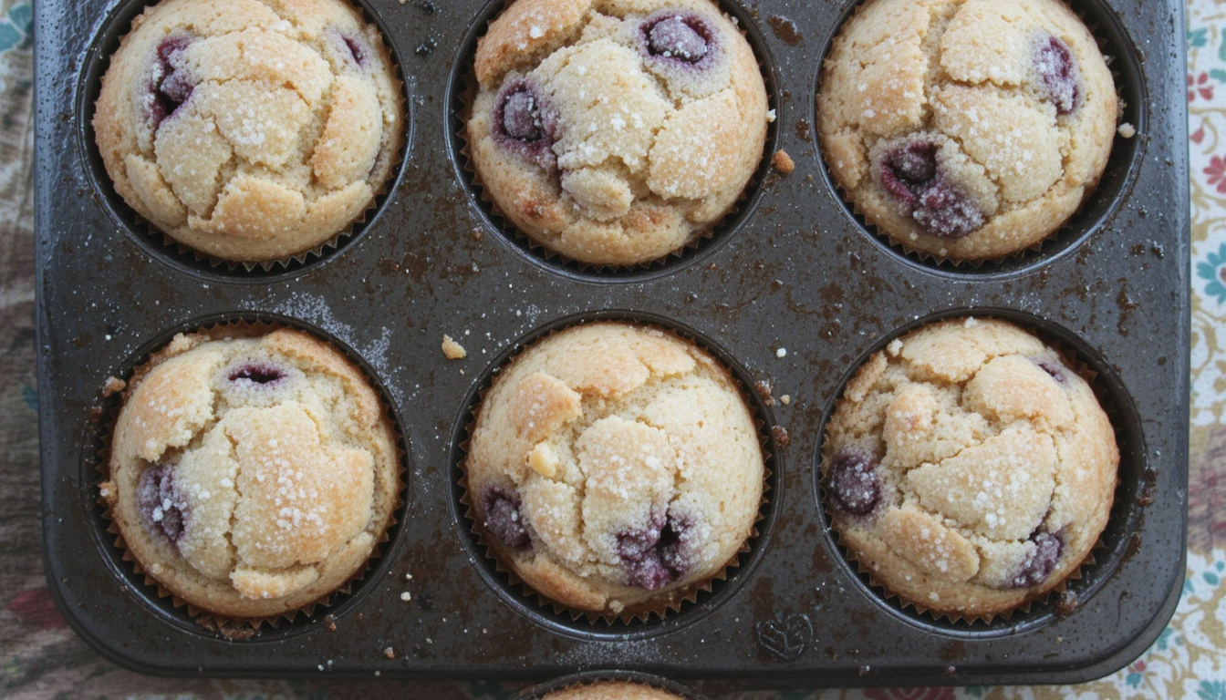 Lemon Blackberry Muffins